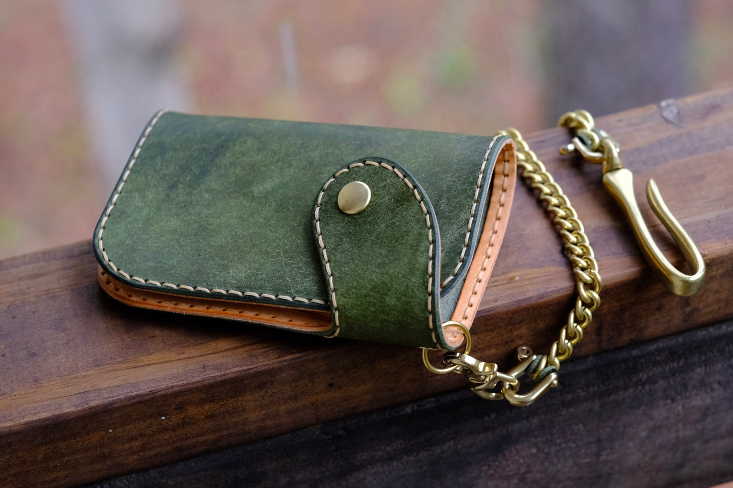 Blue Ridge Billfold Wallet (Olive/Natural Pueblo)