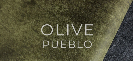 PRE-ORDER: Olive Pueblo Stitched Belt
