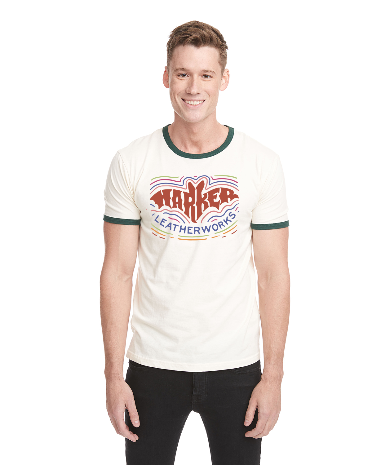 "Bat-a-delic" Ringer Tee