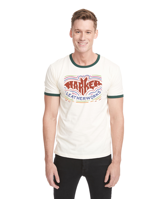 "Bat-a-delic" Ringer Tee