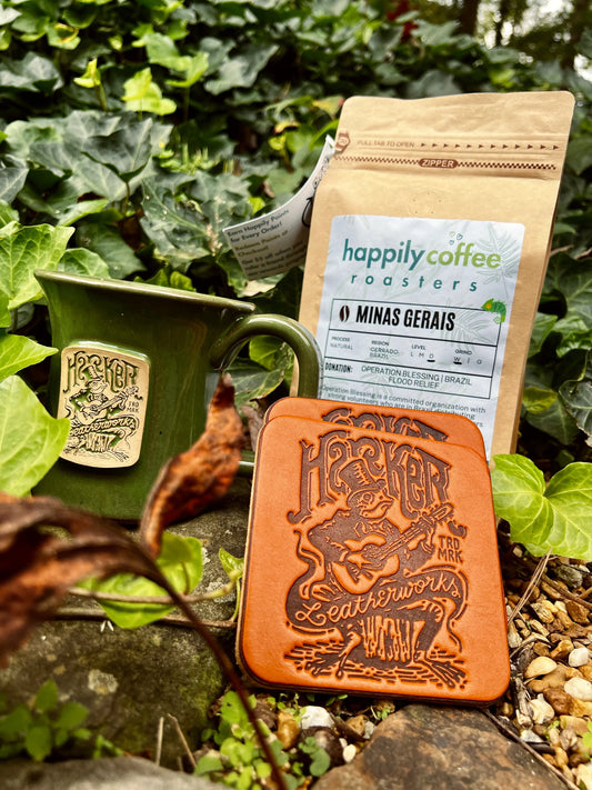 Happily Coffee x Harker Leatherworks Collab