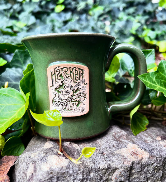 Guitar Frog Stoneware Mug