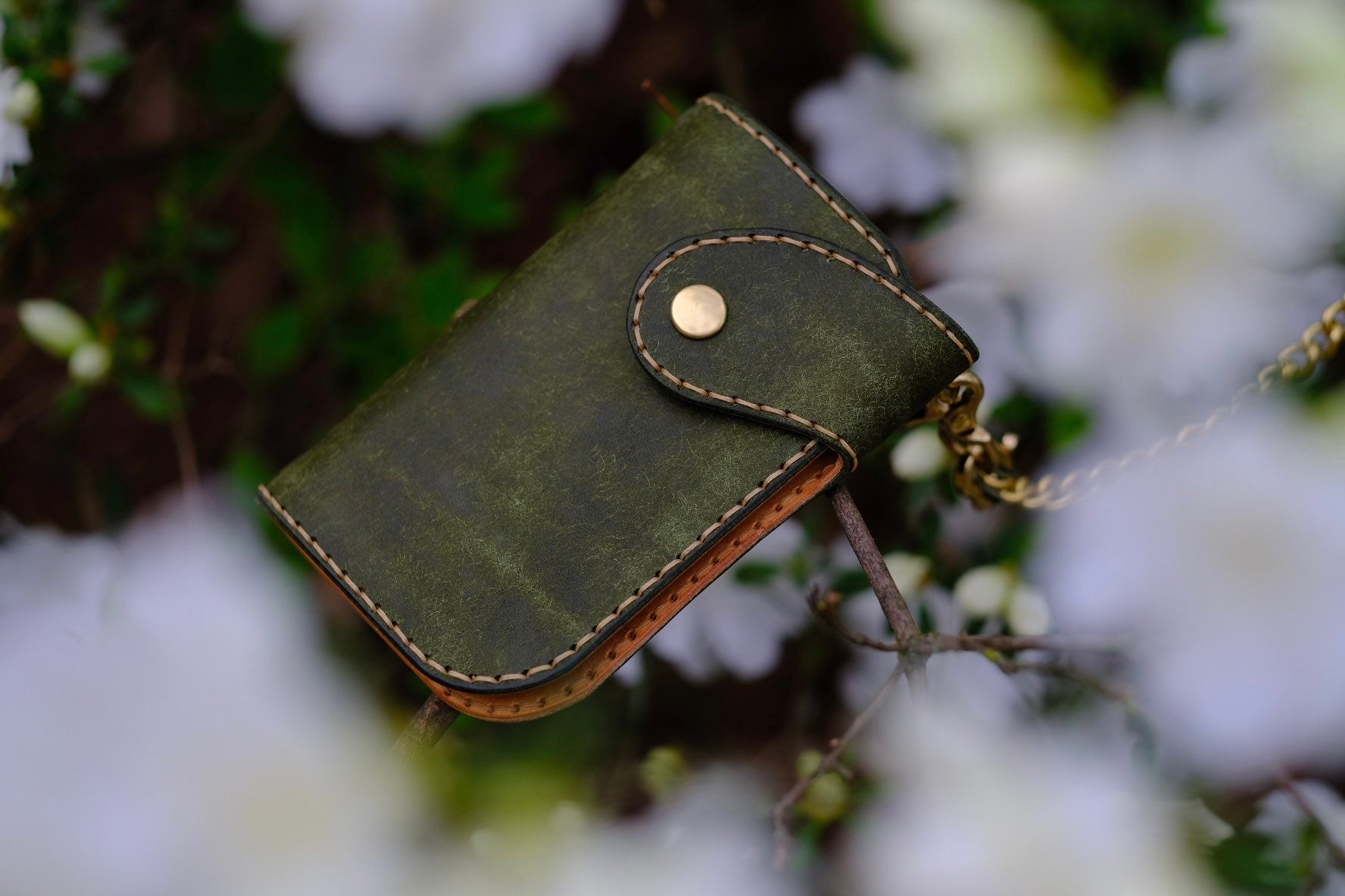 Blue Ridge Billfold Wallet (Olive/Natural Pueblo) – Harker Leatherworks