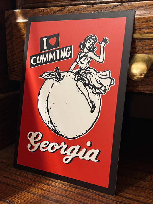 I ❤️ Cumming, Georgia Postcard