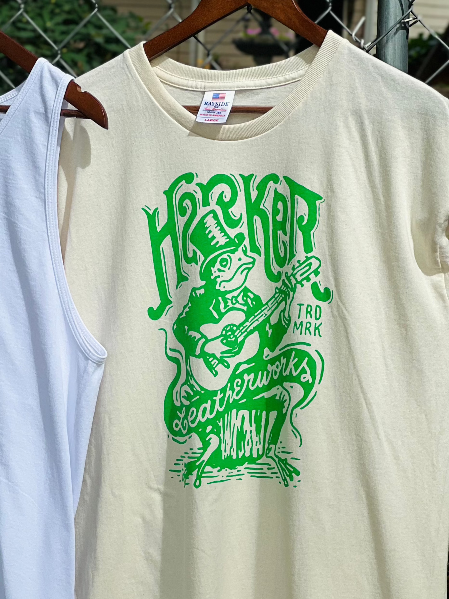 Screen Printed Guitar Frog Tee