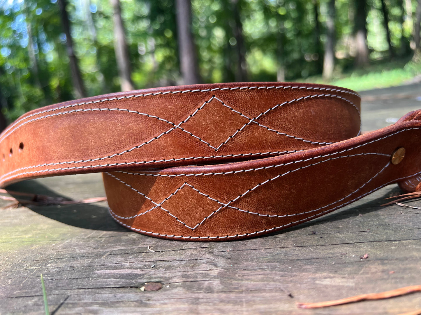 Gunslinger Belt -- Cognac, Badalassi Carlo Pueblo