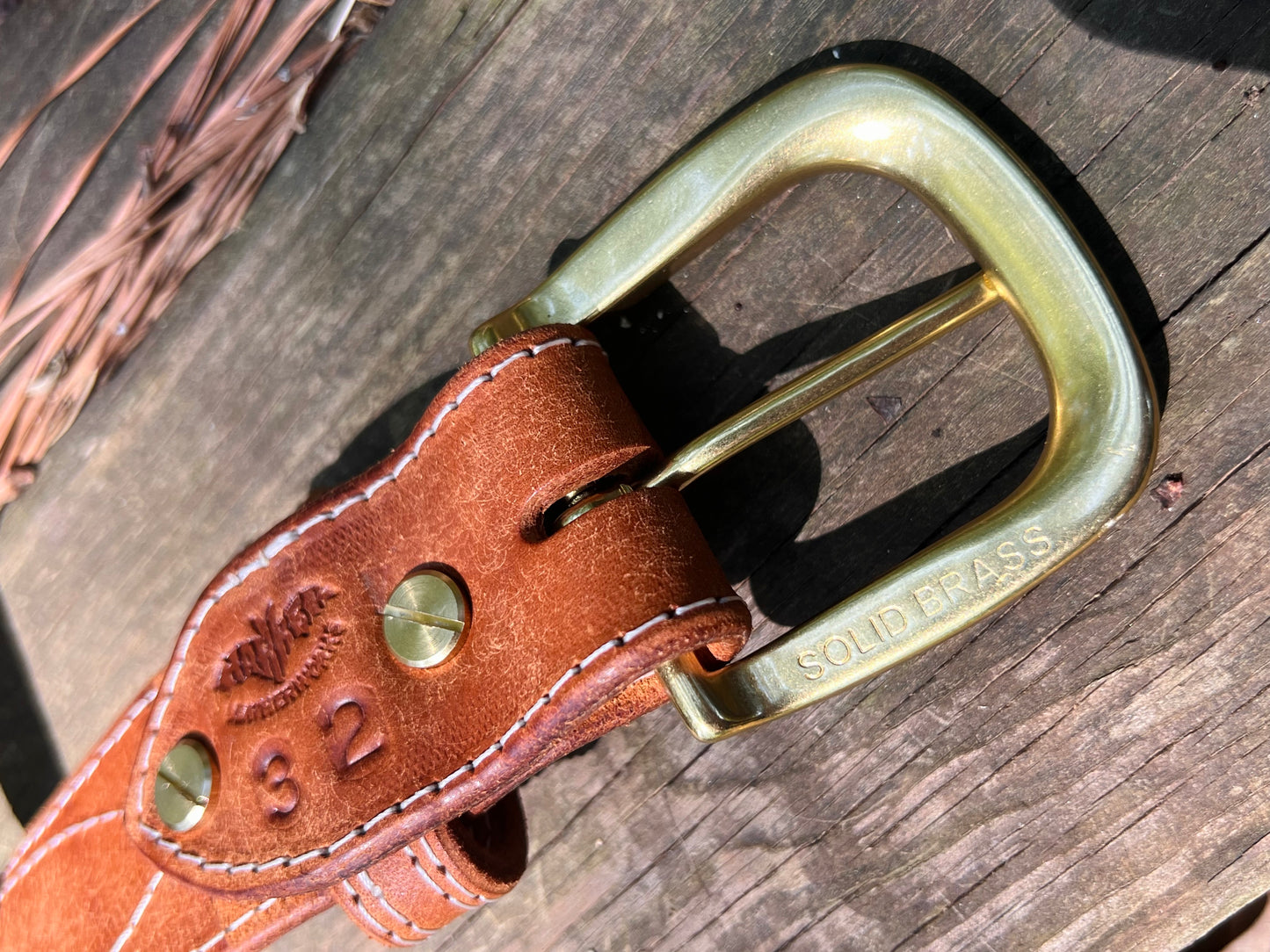 Gunslinger Belt -- Cognac, Badalassi Carlo Pueblo